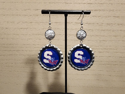 Springfield Blue Devils Earrings