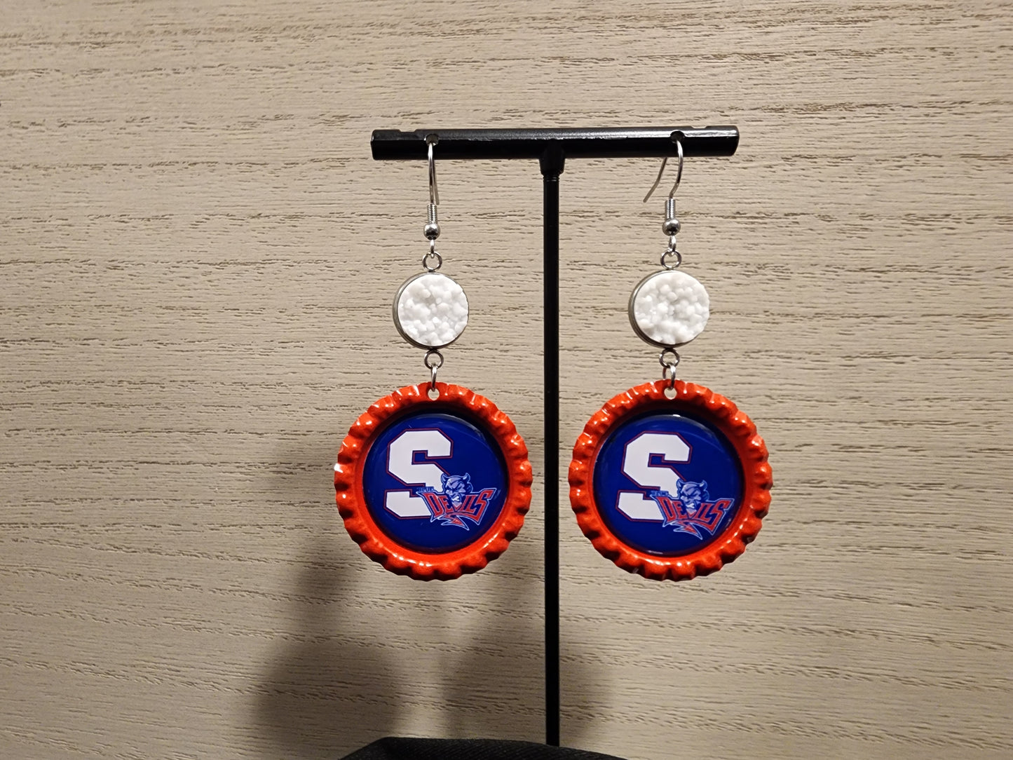 Springfield Blue Devils Earrings