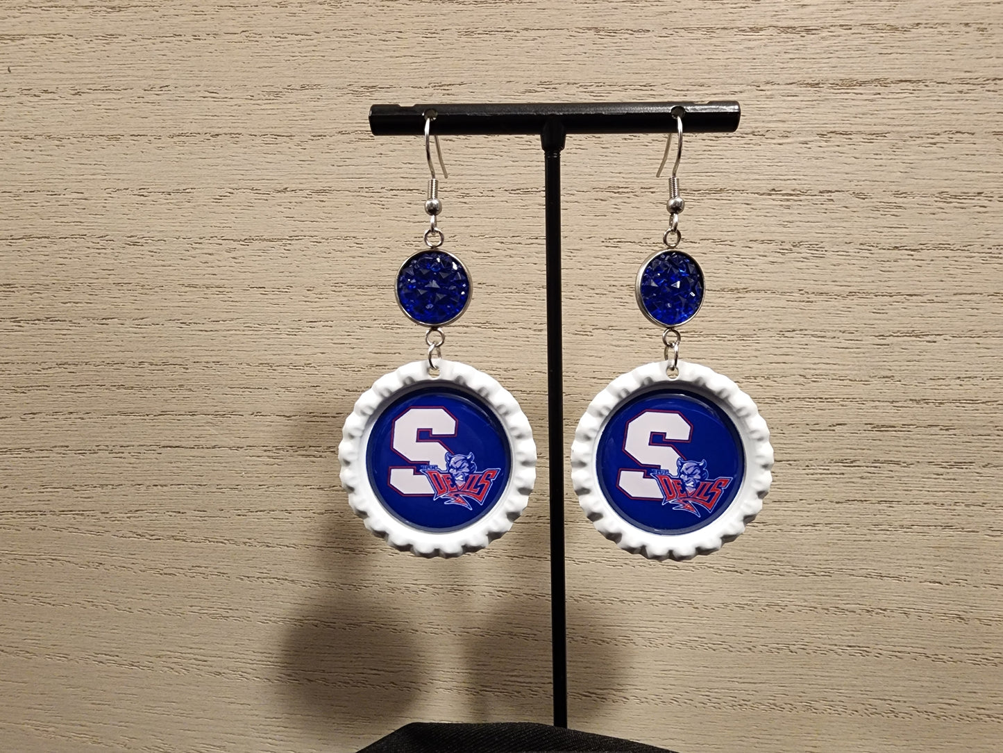 Springfield Blue Devils Earrings