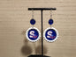 Springfield Blue Devils Earrings