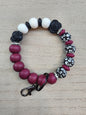 Skulls & Flowers Wristlet