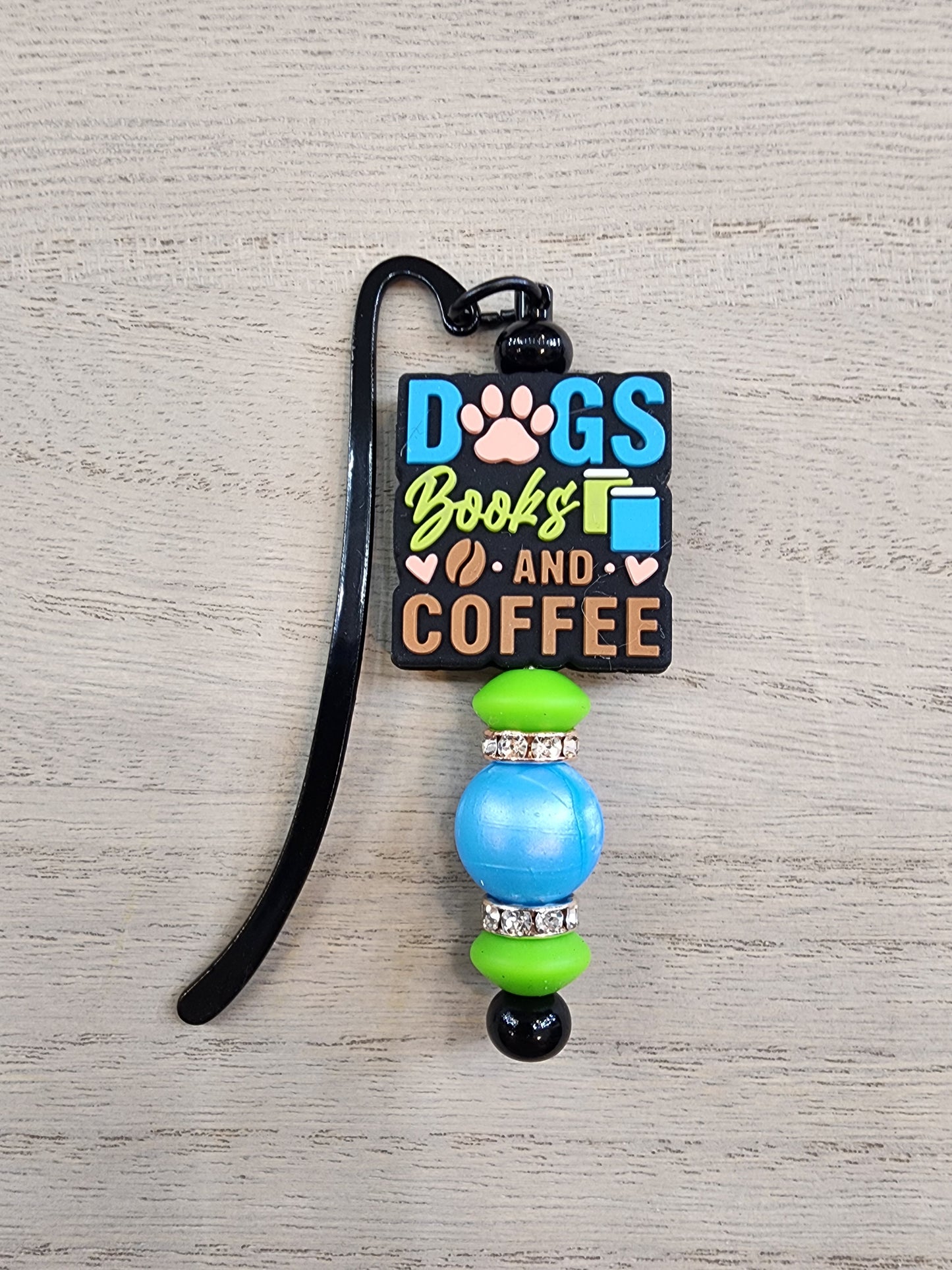 Dogs, Books, and Coffee Bookmark